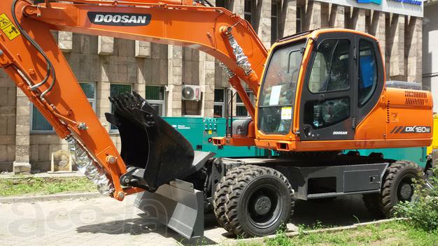 Колёсный экскаватор Doosan DX160WV новый, в наличии!