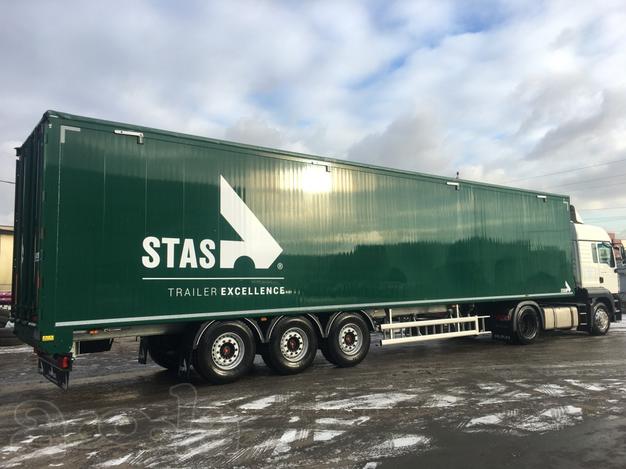 Полуприцеп с подвижным полом щеповоз зерновоз STAS