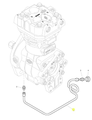 Трубка воздушного компрессора Perkins 3524A003