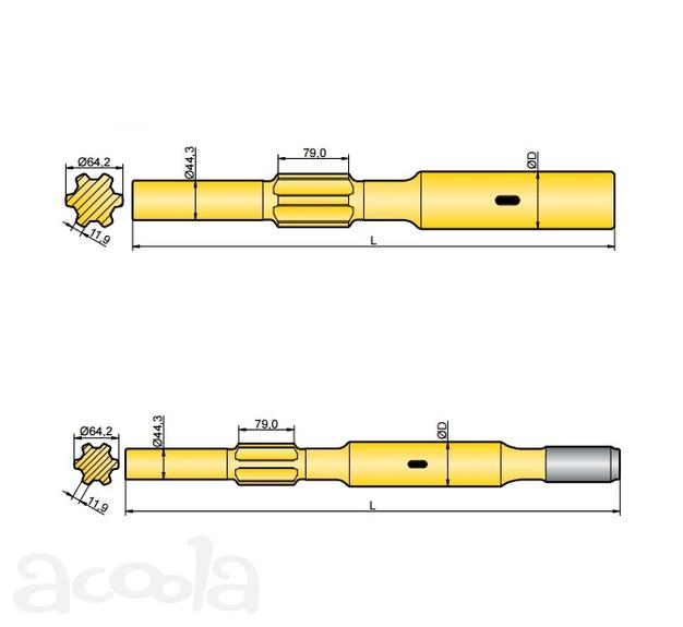 Хвостовик аналог Krupp HB 101